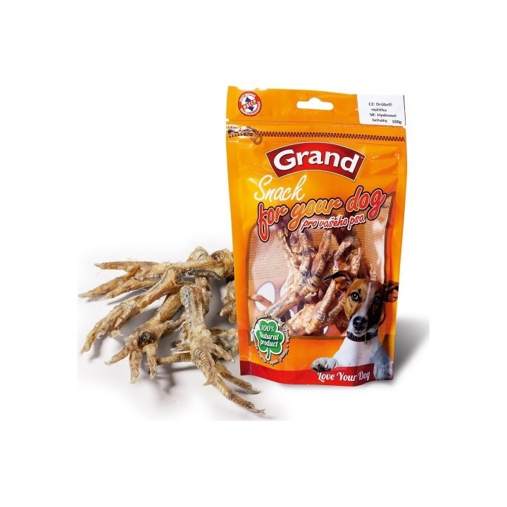 Suš.drůbeží nožka 100g/zip