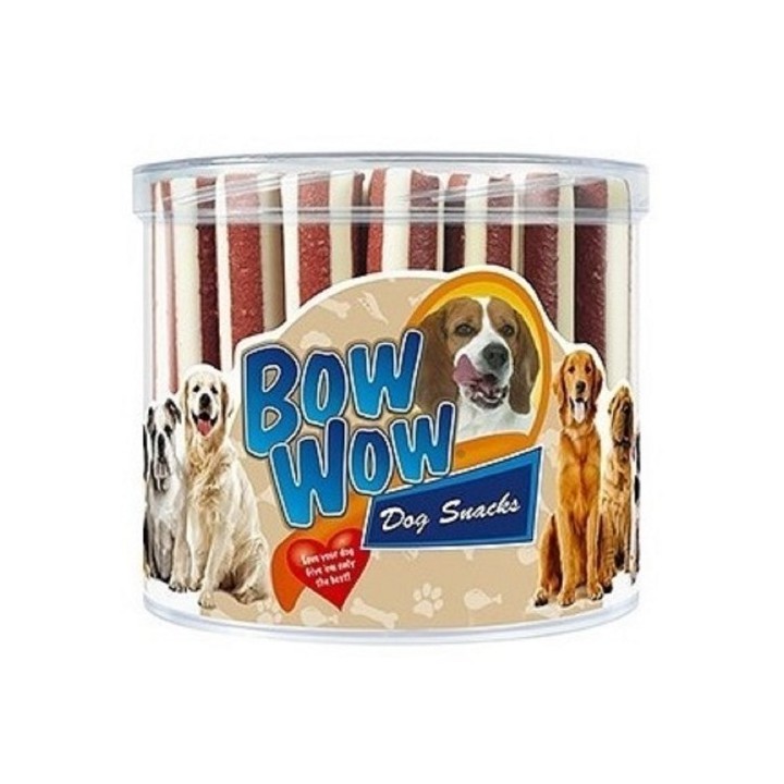 Bow Wow tyč Jerky snack Yum Yum smoked meat 1450g/35ks dog