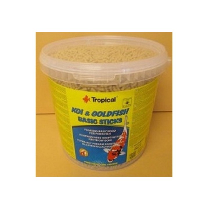 Tropical Koi-Goldfish Basic Sticks 5l /430g  kbelík AKCE