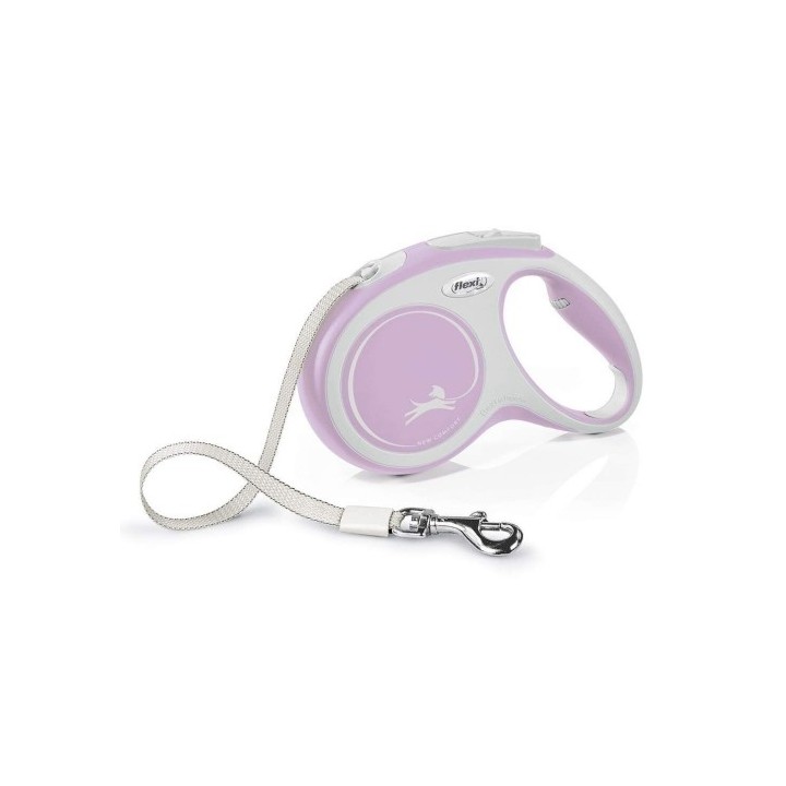 Flexi New Comfort M pásek 5 m do 25 kg růžová/pásek