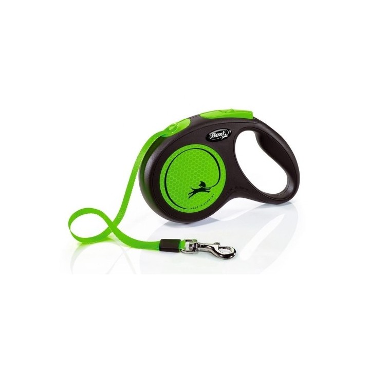 Flexi New Neon M 5 m do  25kg zelená/pásek