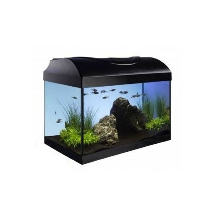 Akvarijní sada 40cm/25 l s LED osvětlením 6W - černý kryt  AKCE
