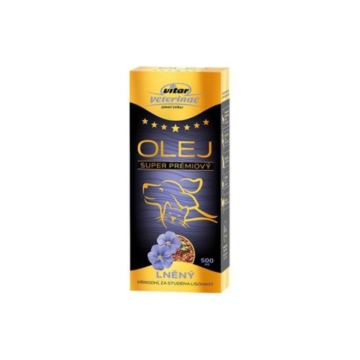 Lněný olej 500ml Vitar AKCE