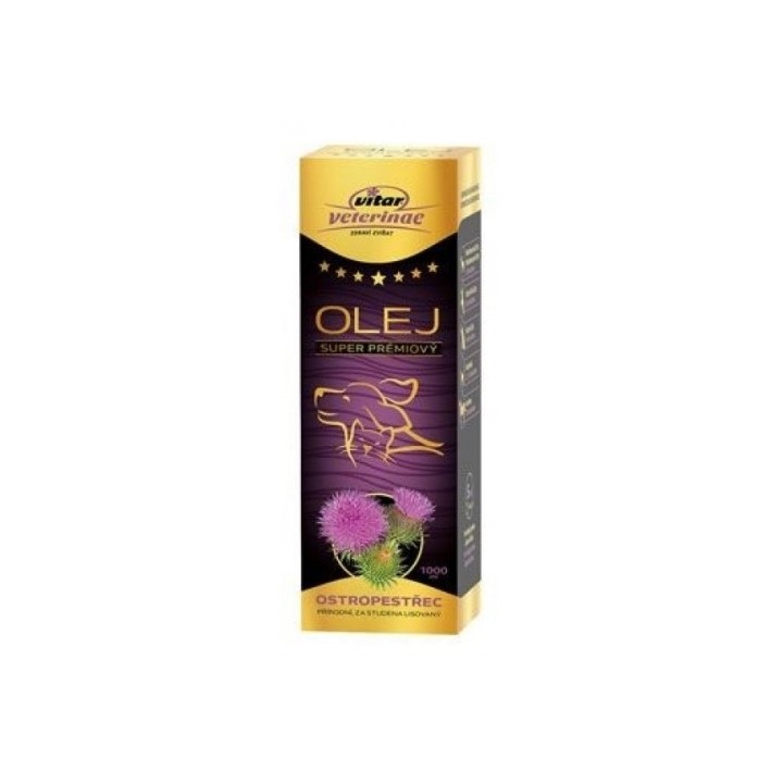 Ostropestřec olej 1000ml Vitar AKCE