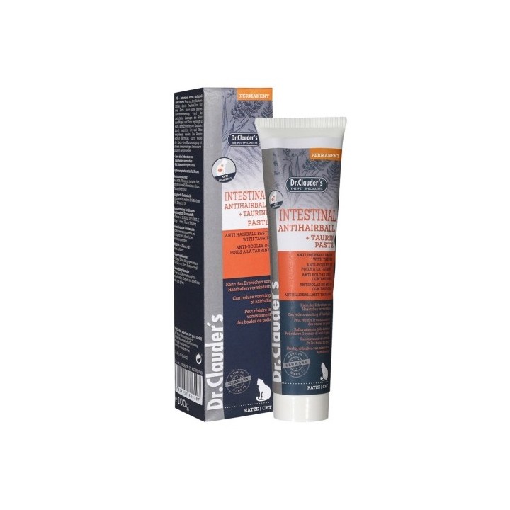 Dr.Clauder´s.Intestinal Antihairball Taurin paste 100g cat