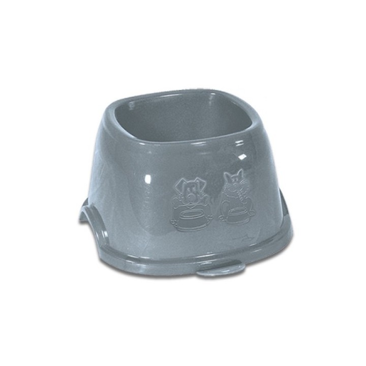 Miska plastová č.9 - 0,7 l modrá, šedá (kokr)