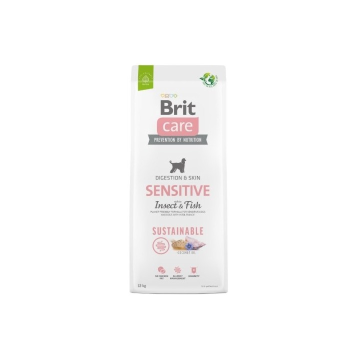 Brit Care 12kg Sensitive Sustainable Insect & Fish dog