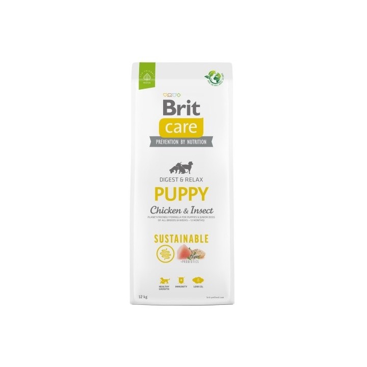 Brit Care 12kg Puppy Sustainable Chicken & Insect dog