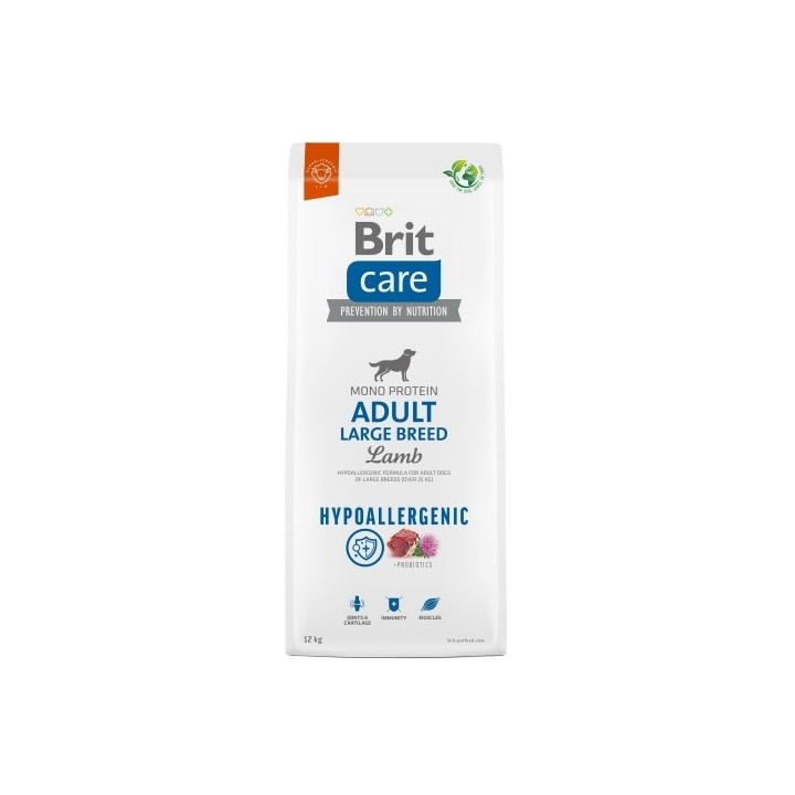 Brit Care 12kg Adult Large Breed Hypoallergenic Lamb dog