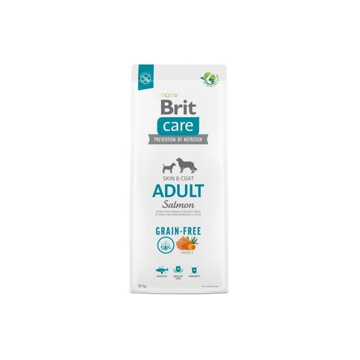 Brit Care 12kg Adult Salmon Grain-free dog