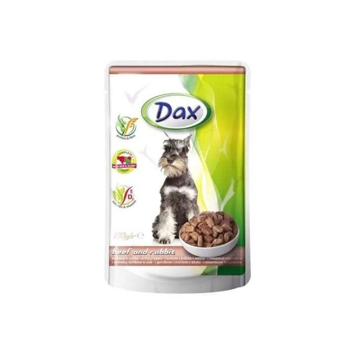 Dax 100g kapsa hovězí s králikem dog