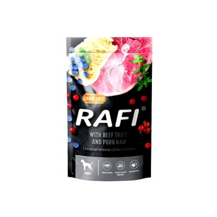 RAFI 500g With Beef Tripe and Pork Ham Grain Free dog