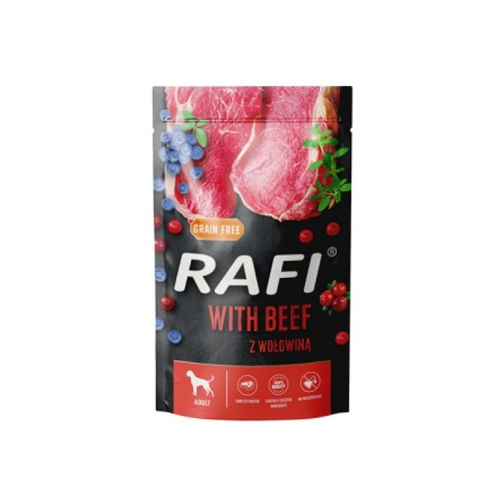RAFI 500g With Beef Grain Free dog