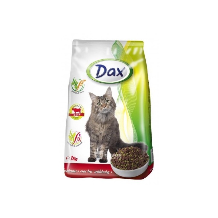 Dax 10kg with beef and vegetable cat