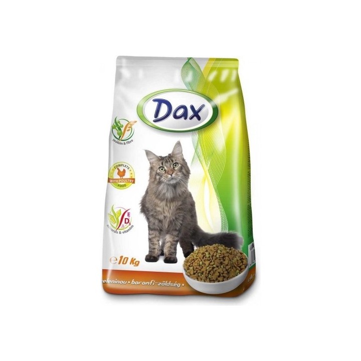 Dax 10kg with poultry and vegetable cat