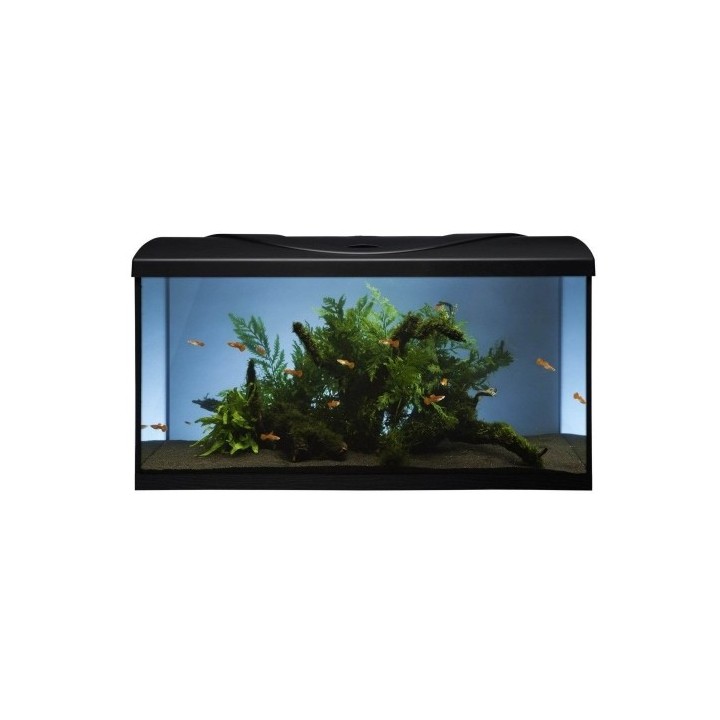 Akvarijní sada 60cm/54 l s LED osvětlením 10W - černý kryt