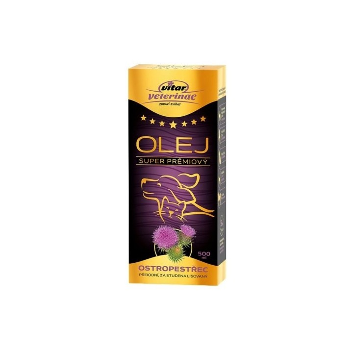 Ostropestřec olej 500ml Vitar AKCE