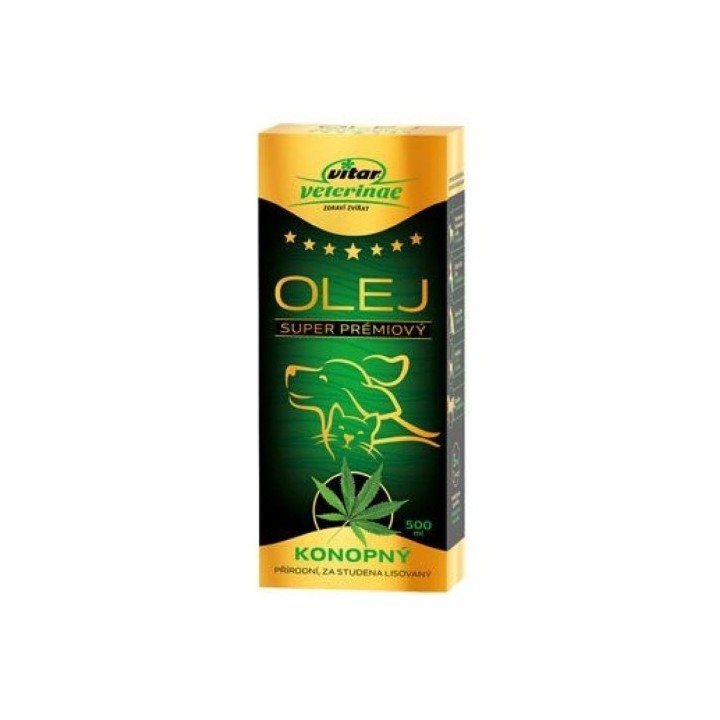 Konopný olej 500ml Vitar AKCE