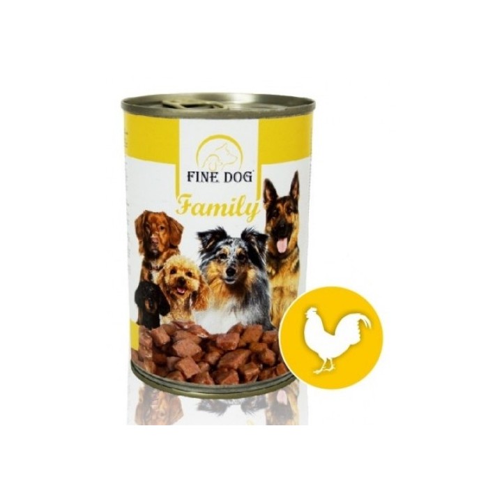 Fine dog Family 415g drůbeží