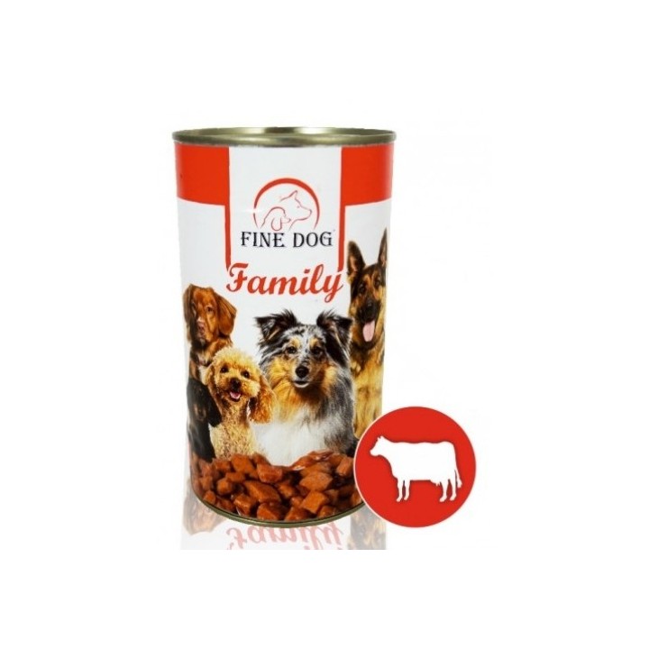 Fine dog Family 1240g hovězí