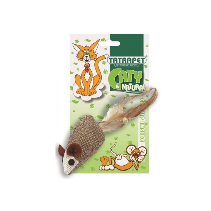 Tatrapet hračka pro kočky - Natural 5 - 7cm myš