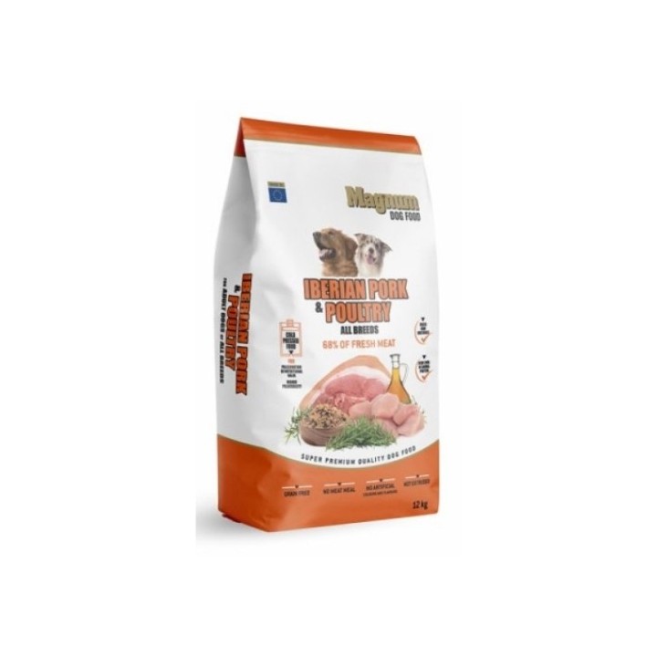 Magnum 12kg Iberian Pork & Poultry  All Breed