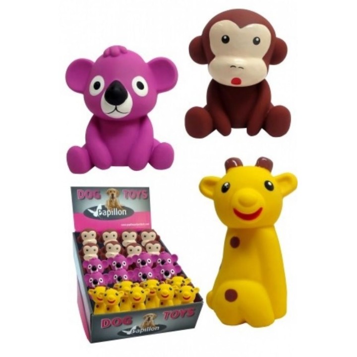 Hračka latex - opička, žirafa, koala  9cm  AKCE