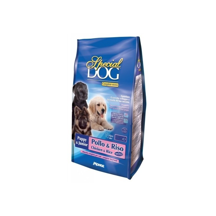 Monge 15kg Special Dog Premium Puppy/Junior With Chicken and Rice