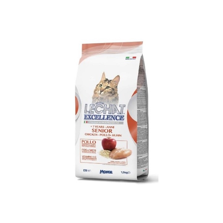 Monge 1,5kg Lechat Excellence Senior Chicken cat