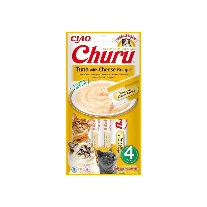 Churu Cat Tuna with Cheese Recipe 4x14g