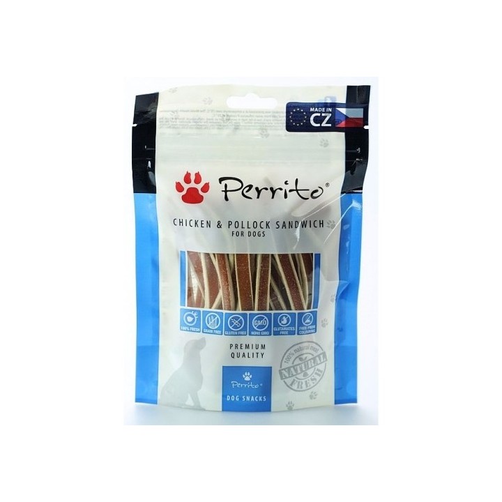 Perrito 100g Chicken and Pollock Sandwich dog