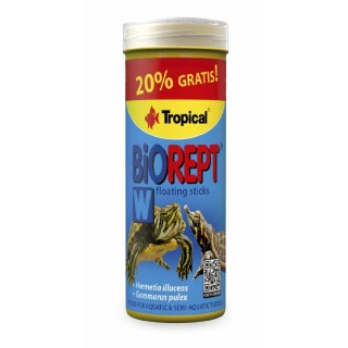Tropical Biorept W 75g granule pro želvy + 20% ZDARMA