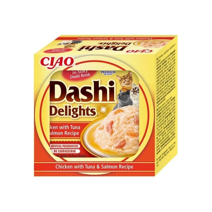 Churu Cat Dashi Delights Chicken with Tuna&Salmon 70g