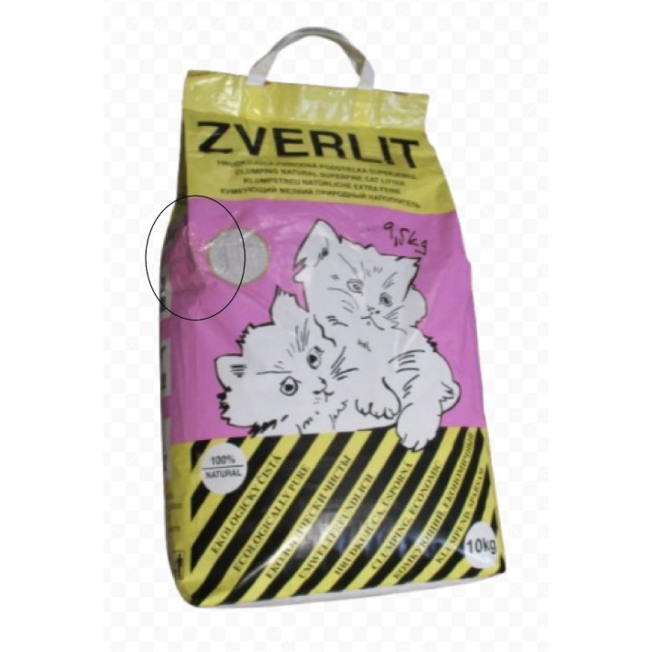 Poškozené Stelivo Zverlit 9,5kg super jemné