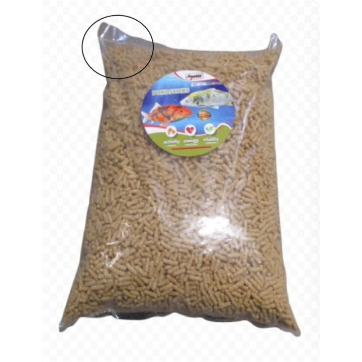 Poškozené Krmivo Pondsticks 500g-pro bazenové ryby(pelety) Apetit