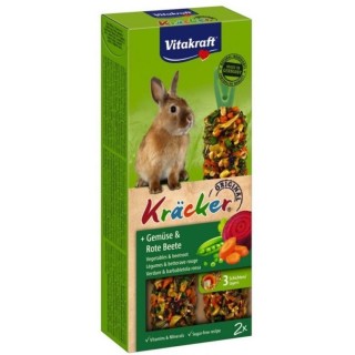 Kräcker tyč. králík zelenina+červ.řepa 2ks/10ks/bal. AKCE