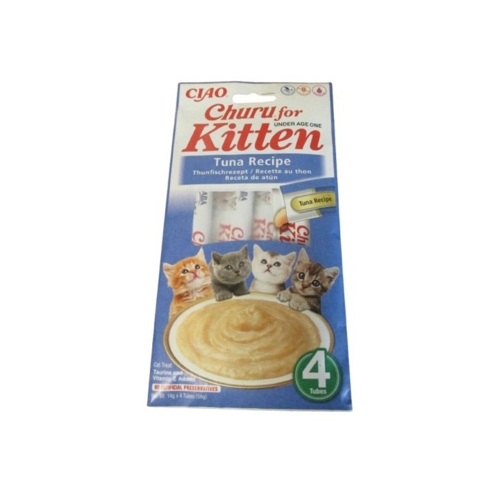 Churu Cat Kitten Tuna Recipe 4x14g