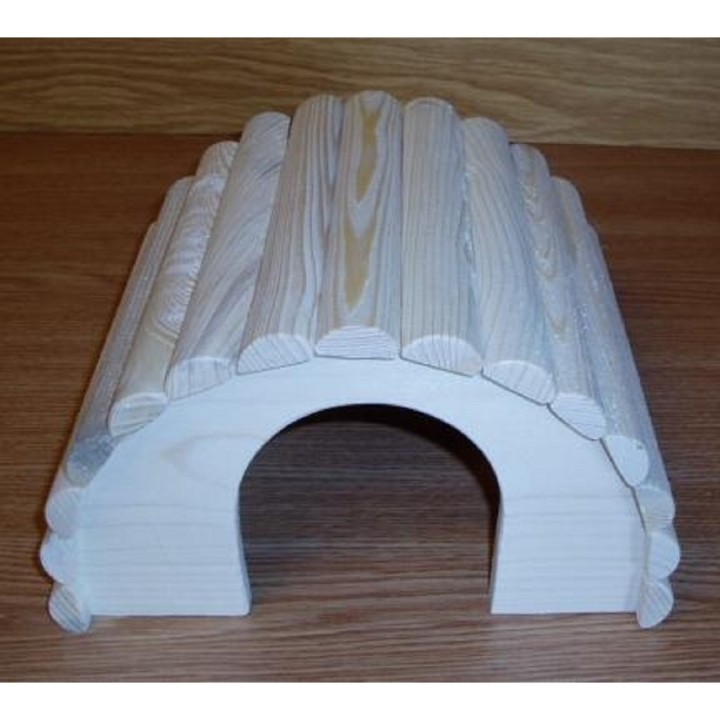 Domek králík iglu 30x17x22,5cm dřevo, přírodní AKCE