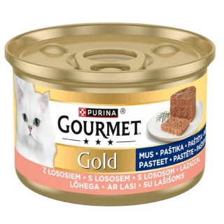 Gourmet  85g gold paštika losos cat/12ks