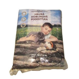 Poškozená Podestýlka 40l / 1,6kg hrubá, hoblinová Limara