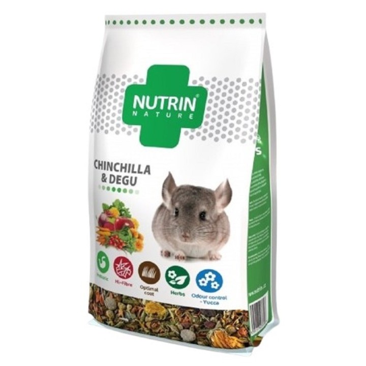 Poškozený Nutrin Nature 750g Činčila & Osmák Degu