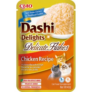 Churu Cat Dashi Delights Delicate Flakes Chicken 40g AKCE