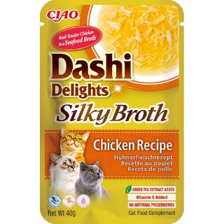 Churu Cat Dashi Delights Silky Broth Chicken 40g  AKCE