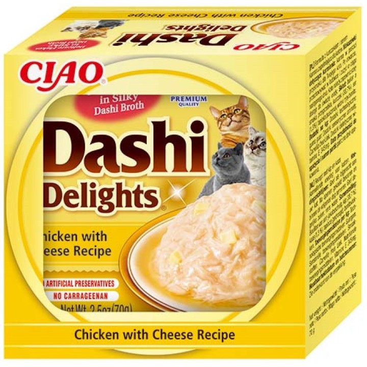 Churu Cat Dashi Delights Chicken with Cheese 70g AKCE