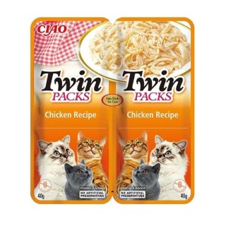 Churu Cat Twin Packs Chicken in Broth 2x40g (121152_Z A)