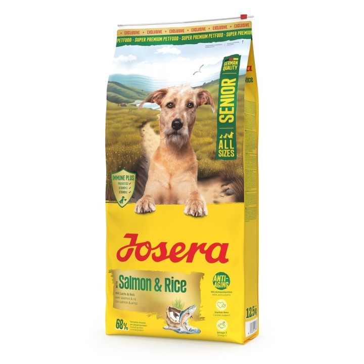 Josera 12,5kg * A/S Senior with Salmon & Rice dog