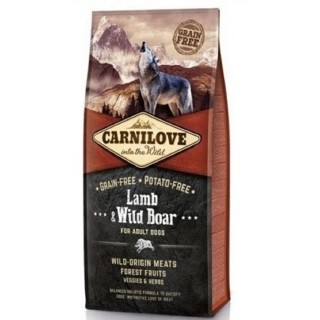Carnilove 12kg Adult Lamb+Wild Boar dog