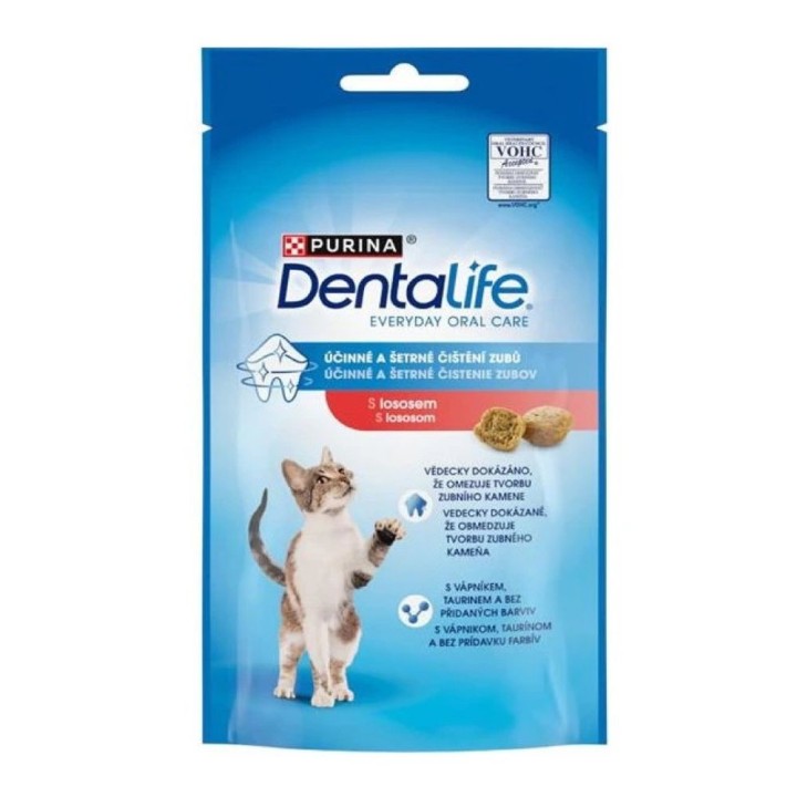 Purina Dentalife Cat losos 40g /8ks
