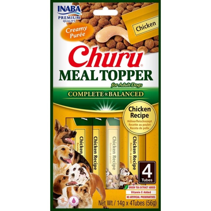Churu Dog Meal Topper Chicken Recipe 4x14g AKCE
