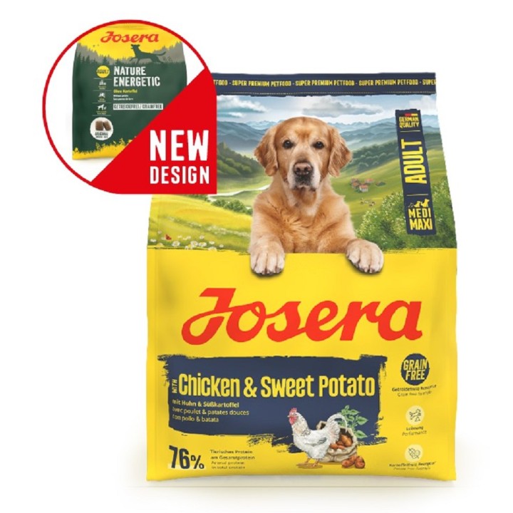 Josera 12,5kg  M/M Adult with Chicken & Sweet Potato dog